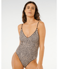 Rip Curl Coastal Instinct Cheeky One Piece-Black