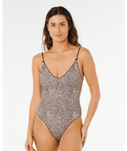 Rip Curl Coastal Instinct Cheeky One Piece-Black