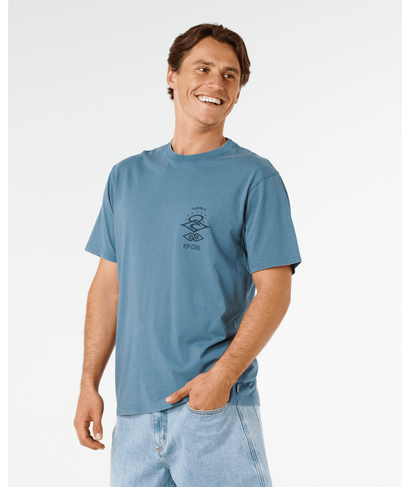 Rip Curl Search Icon Tee-Bluefin