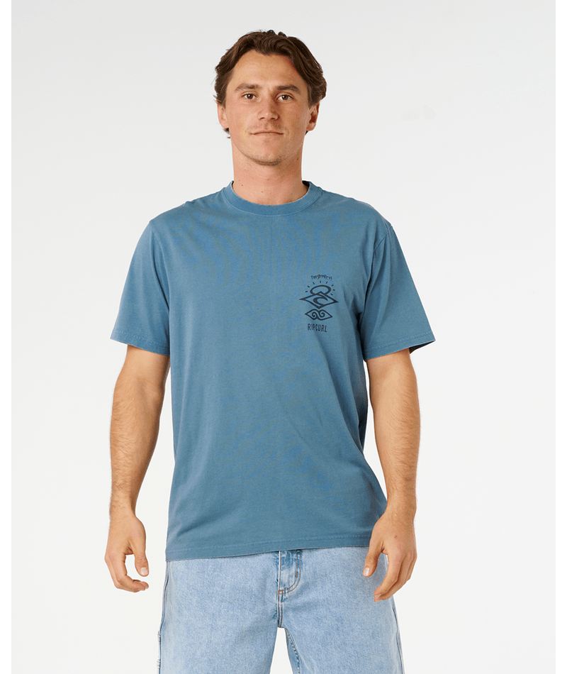 Rip Curl Search Icon Tee-Bluefin