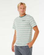 Rip Curl Pacific Rinse Stripe Tee-Bone