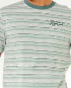 Rip Curl Pacific Rinse Stripe Tee-Bone