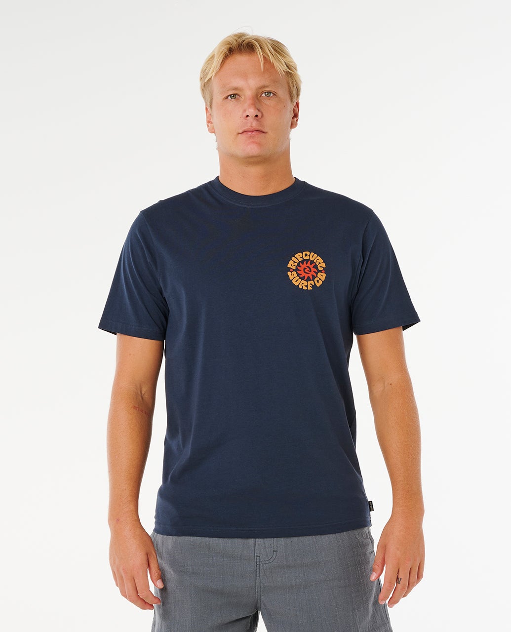 Rip Curl Pacific Rinse Circle Tee-Dark Navy