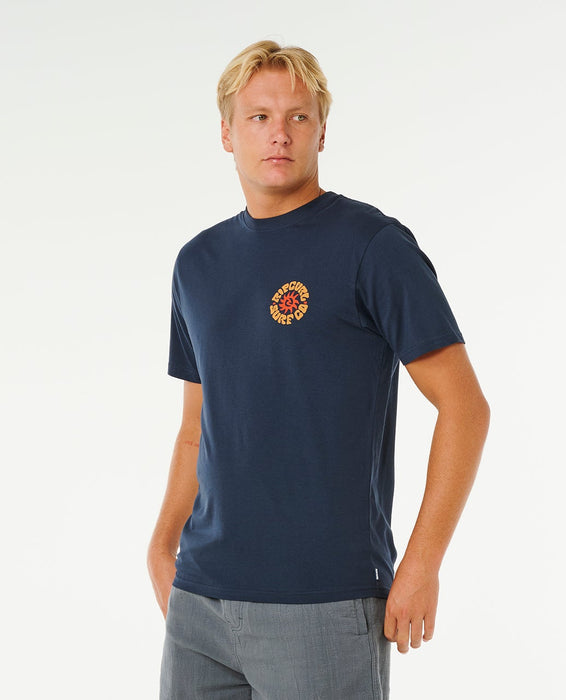 Rip Curl Pacific Rinse Circle Tee-Dark Navy