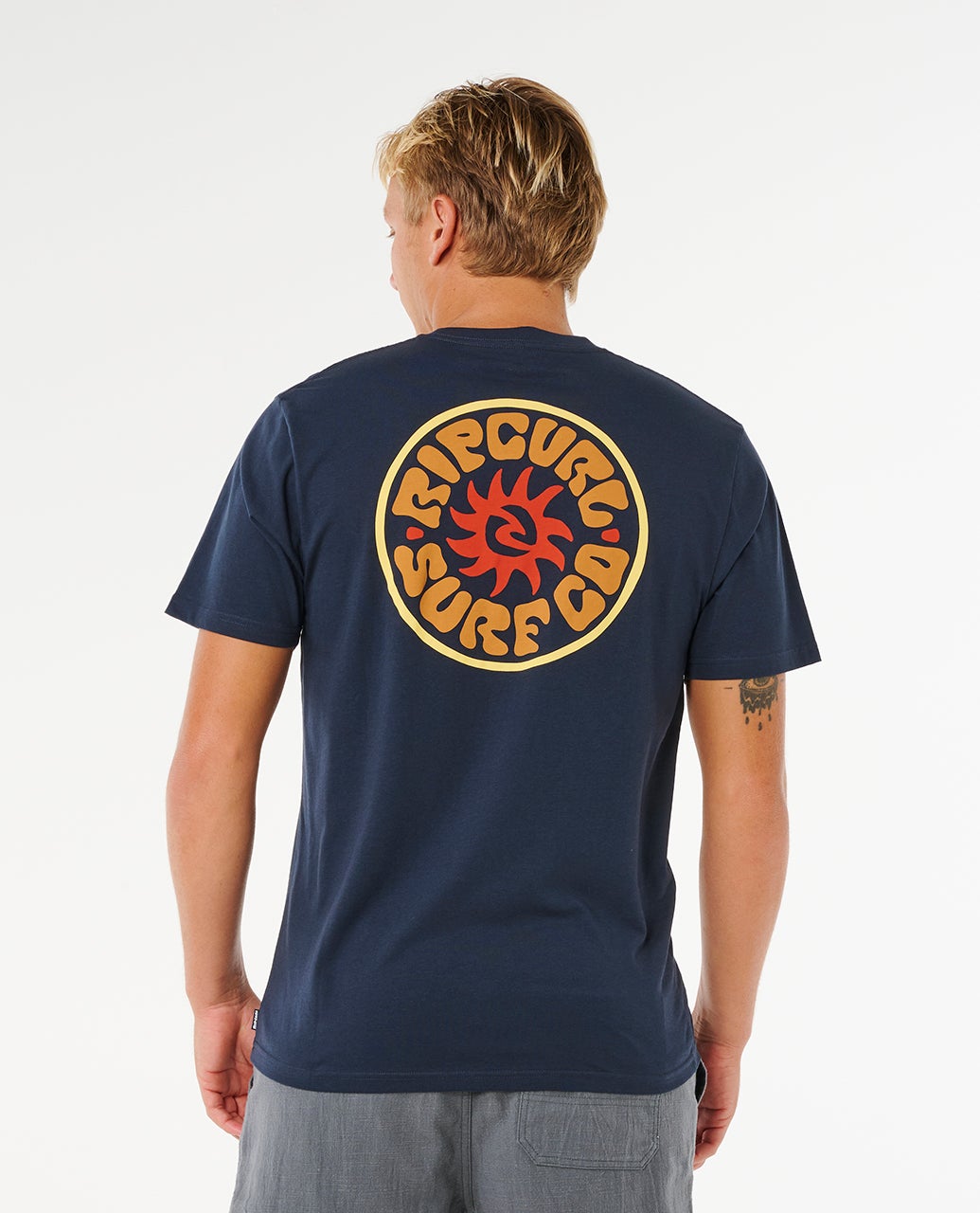 Rip Curl Pacific Rinse Circle Tee-Dark Navy