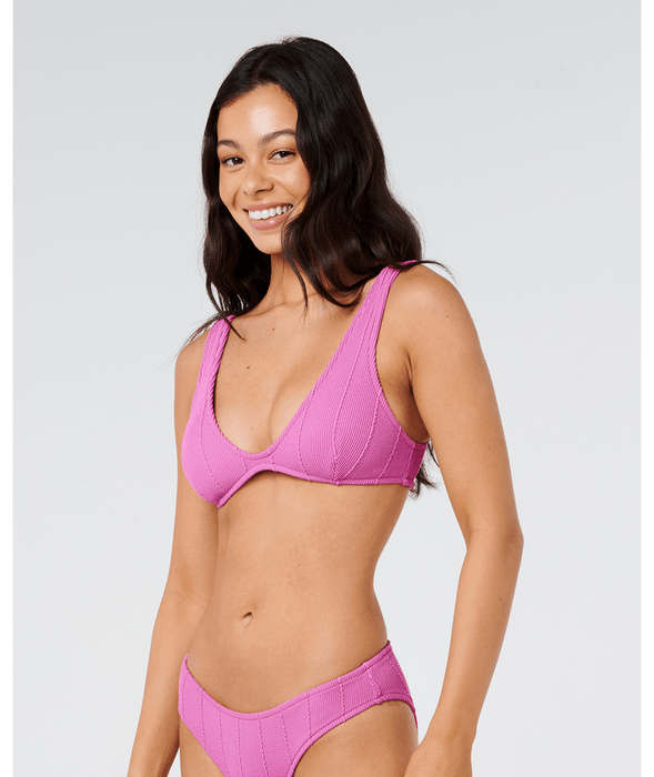 Rip Curl Vibe Surf Bralette Top-Purple Pink