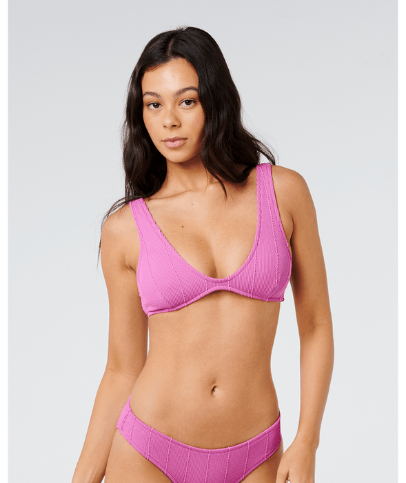 Rip Curl Vibe Surf Bralette Top-Purple Pink
