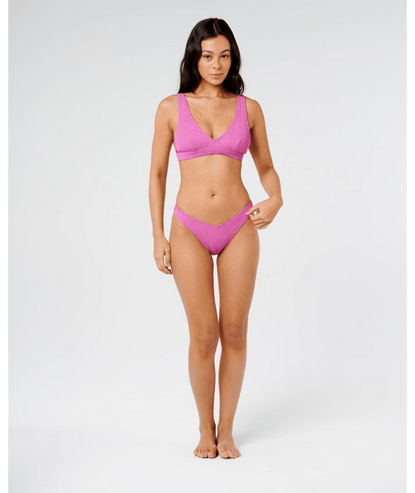 Rip Curl Vibe Surf High Cheeky Bottom-Purple Pink