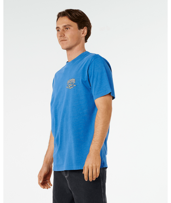 Rip Curl Liquid Trips Arch Tee-Royal Blue