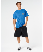 Rip Curl Liquid Trips Arch Tee-Royal Blue