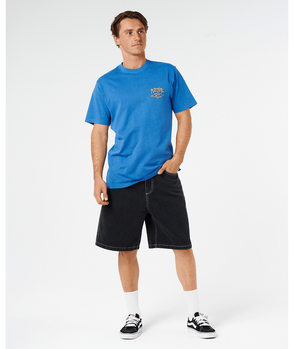 Rip Curl Liquid Trips Arch Tee-Royal Blue