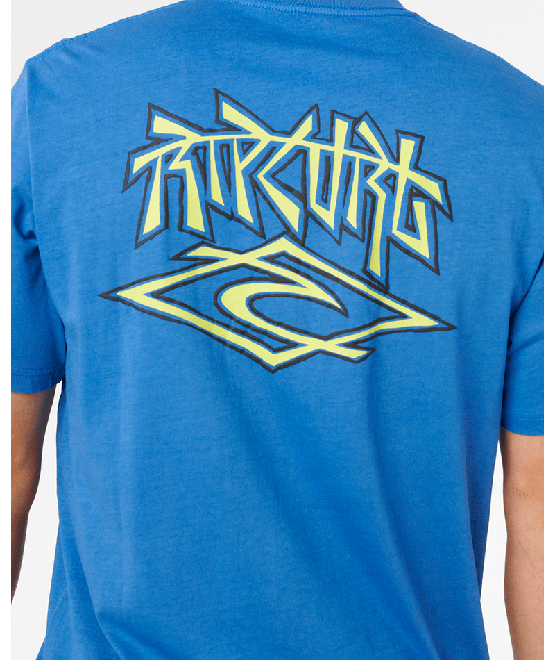 Rip Curl Liquid Trips Arch Tee-Royal Blue
