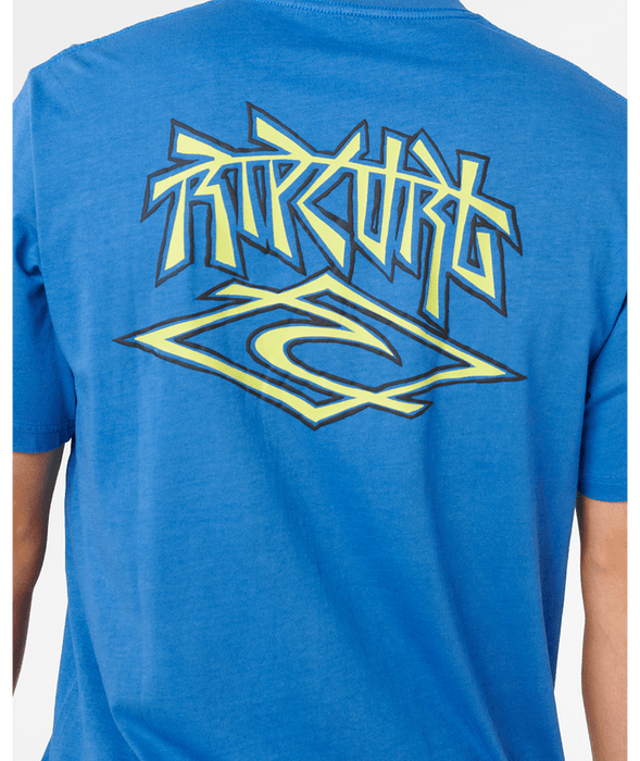 Rip Curl Liquid Trips Arch Tee-Royal Blue