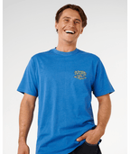 Rip Curl Liquid Trips Arch Tee-Royal Blue