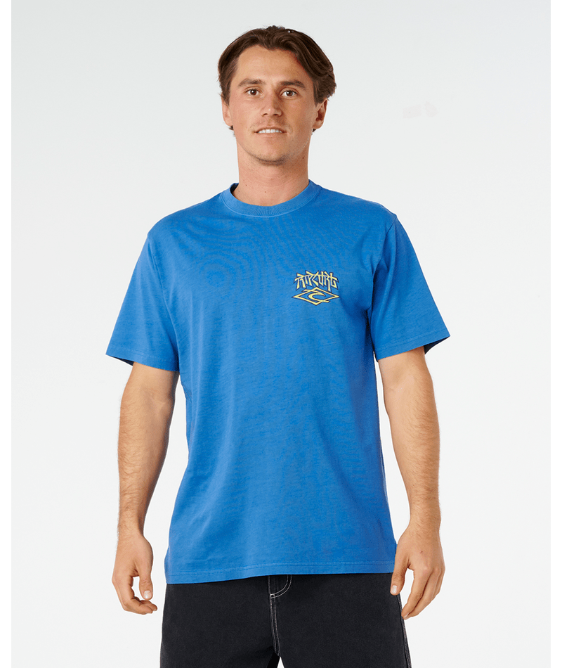 Rip Curl Liquid Trips Arch Tee-Royal Blue