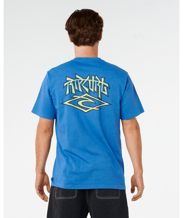Rip Curl Liquid Trips Arch Tee-Royal Blue
