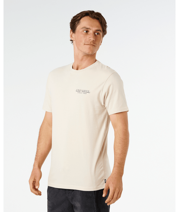 Rip Curl AOTS Sailboat Tee-Vintage White