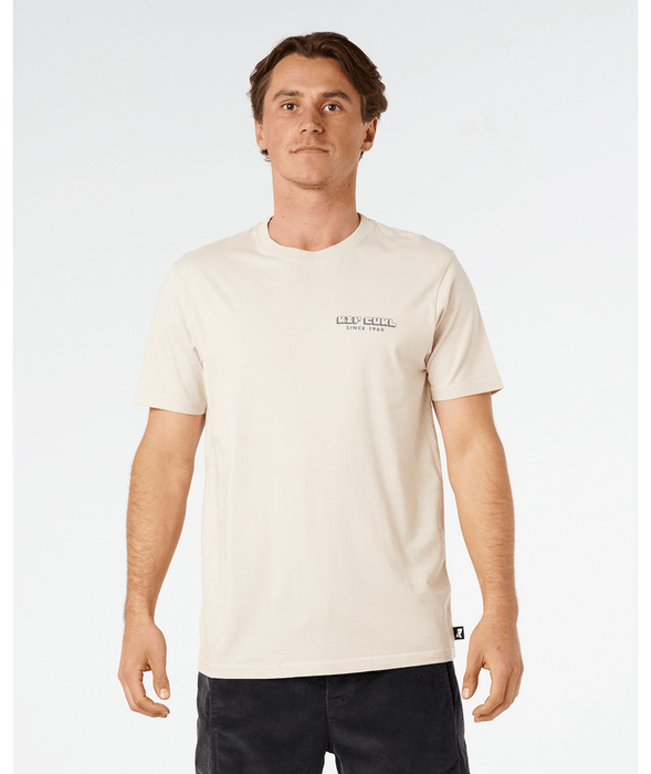 Rip Curl AOTS Sailboat Tee-Vintage White