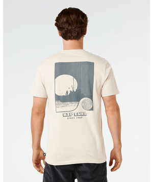 Rip Curl AOTS Sailboat Tee-Vintage White