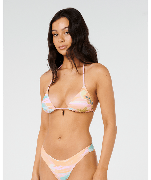 Rip Curl Topanga Canyon Sliding Tri Top-Peach