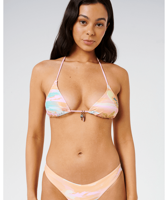 Rip Curl Topanga Canyon Sliding Tri Top-Peach