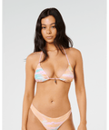 Rip Curl Topanga Canyon Sliding Tri Top-Peach