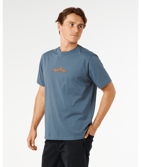 Rip Curl Hazed And Tubed Tee-Pine Night