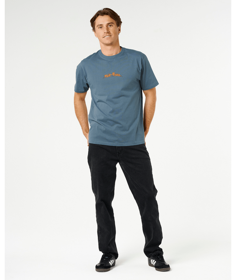Rip Curl Hazed And Tubed Tee-Pine Night