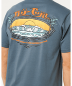 Rip Curl Hazed And Tubed Tee-Pine Night