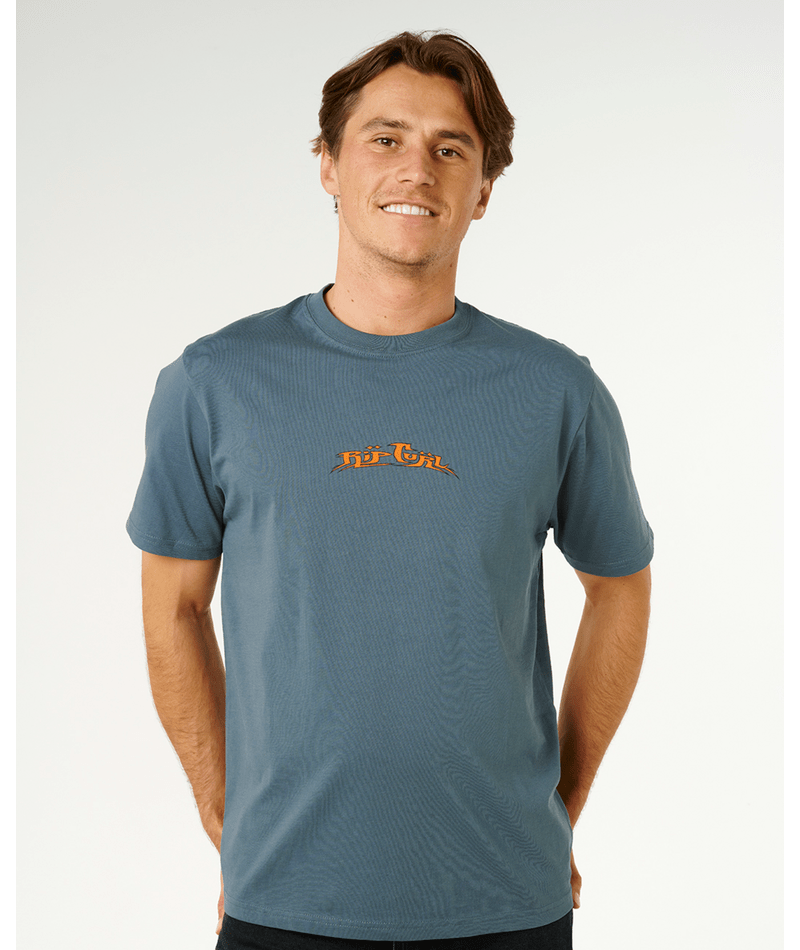Rip Curl Hazed And Tubed Tee-Pine Night
