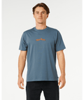 Rip Curl Hazed And Tubed Tee-Pine Night