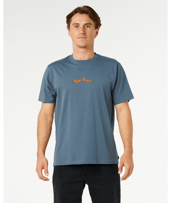 Rip Curl Hazed And Tubed Tee-Pine Night