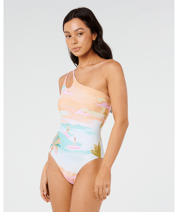 Rip Curl Topanga Canyon Good One Piece-Peach