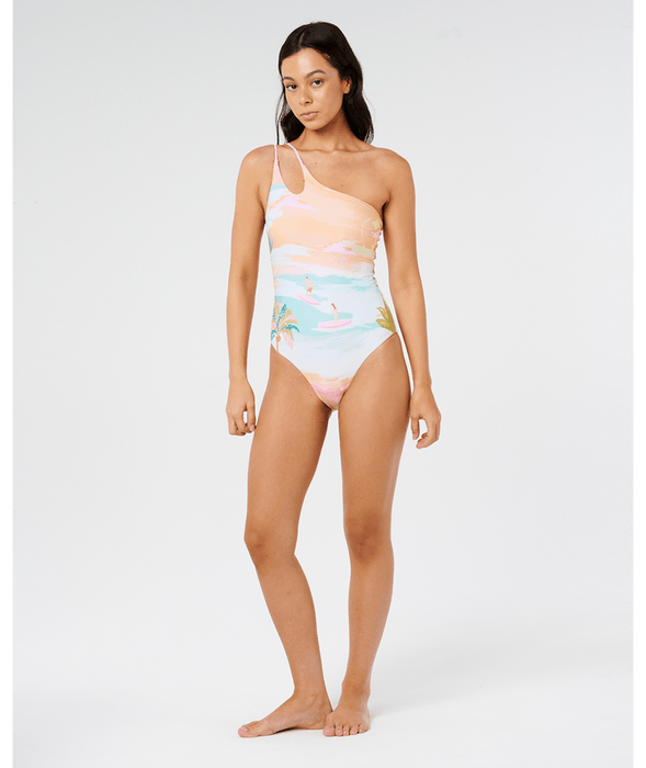 Rip Curl Topanga Canyon Good One Piece-Peach