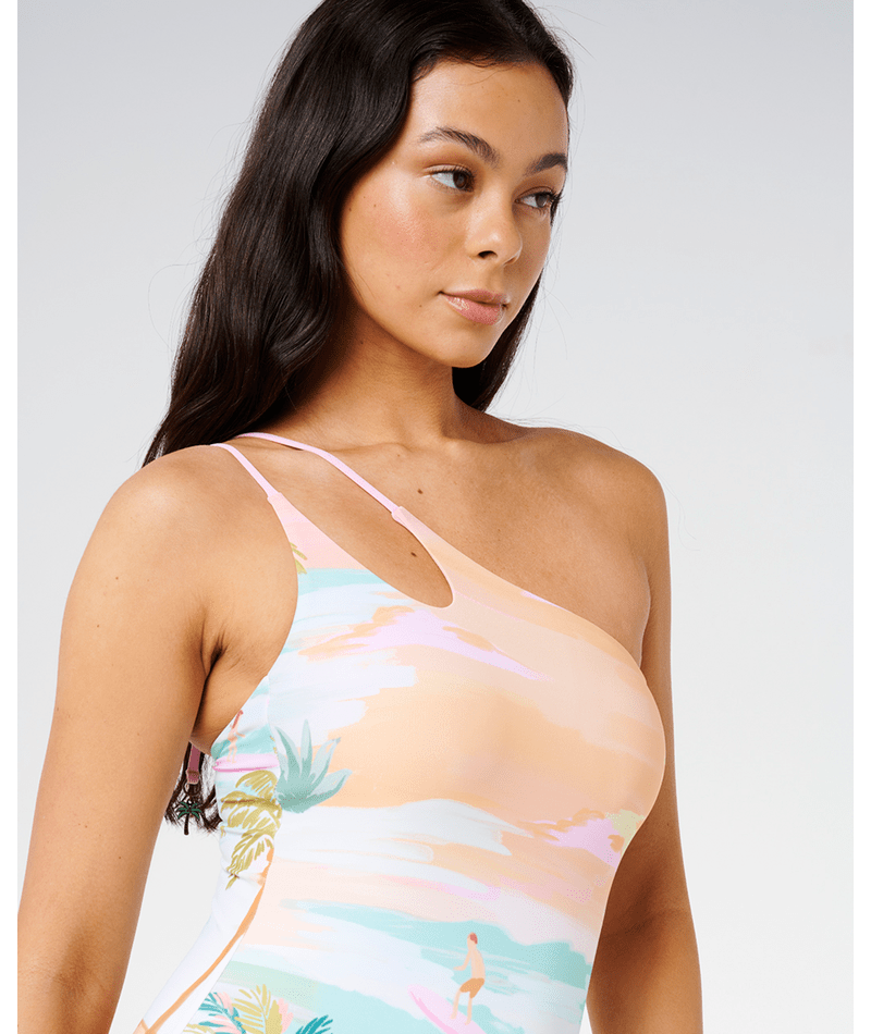 Rip Curl Topanga Canyon Good One Piece-Peach