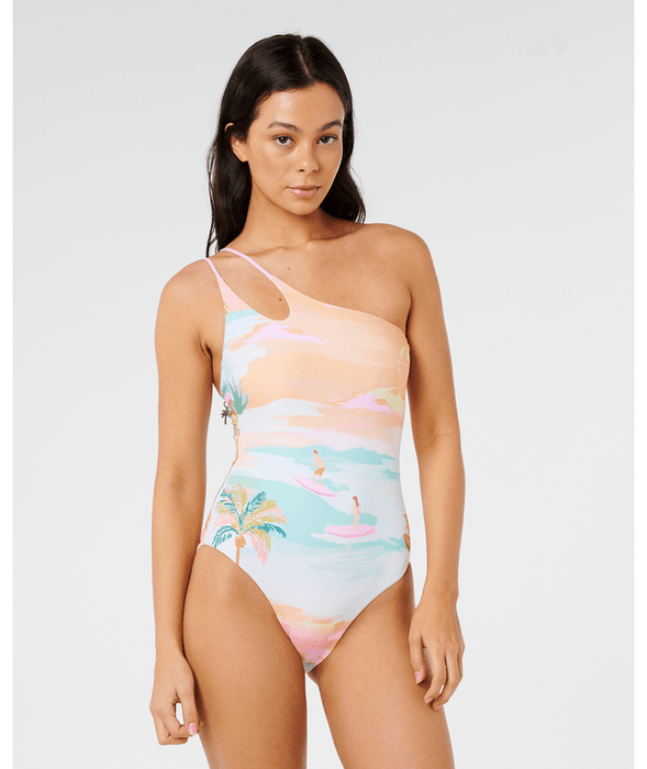 Rip Curl Topanga Canyon Good One Piece-Peach