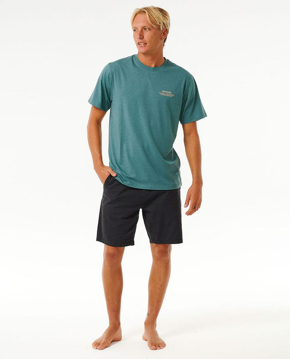 Rip Curl Ezzy Embroid Tee-Bluestone Marle