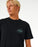 Rip Curl Stapler Tee-Black