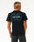 Rip Curl Stapler Tee-Black