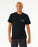 Rip Curl Stapler Tee-Black