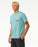 Rip Curl Surf Revivial Peaking Tee-Dusty Blue