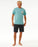 Rip Curl Surf Revivial Peaking Tee-Dusty Blue
