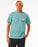 Rip Curl Surf Revivial Peaking Tee-Dusty Blue