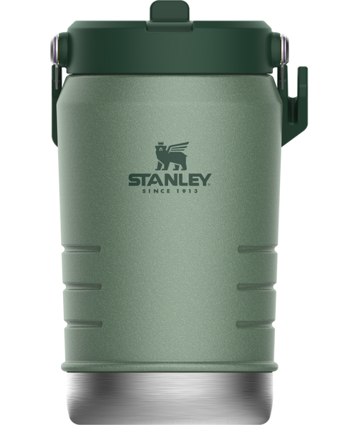 Stanley IceFlow Flip Straw Jug-Hammertone Green — REAL Watersports Stanley IceFlow Flip Straw Jug-Hammertone Green — REAL Watersports