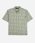 Lost Adorned Woven Shirt-Oil Green