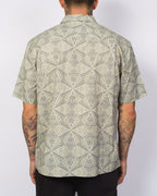 Lost Adorned Woven Shirt-Oil Green