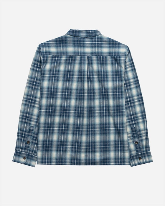 Lost Shacked Flannel L/S Shirt-Navy