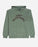Lost Legacy Heavy Hooded Sweatshirt-Dark Sage