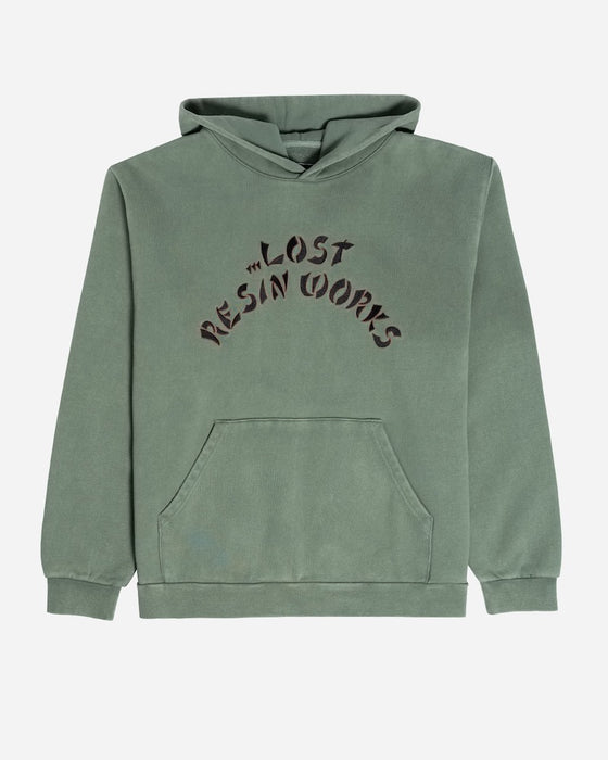 Lost Legacy Heavy Hooded Sweatshirt-Dark Sage