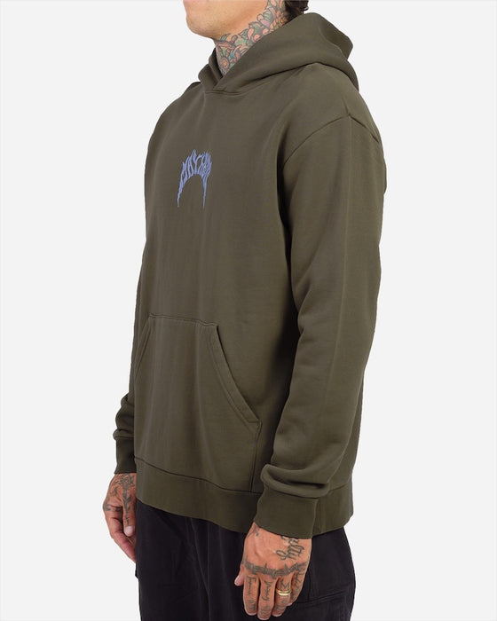 Lost  Mayhem Bolts Heavy Sweatshirt-Dusty Olive